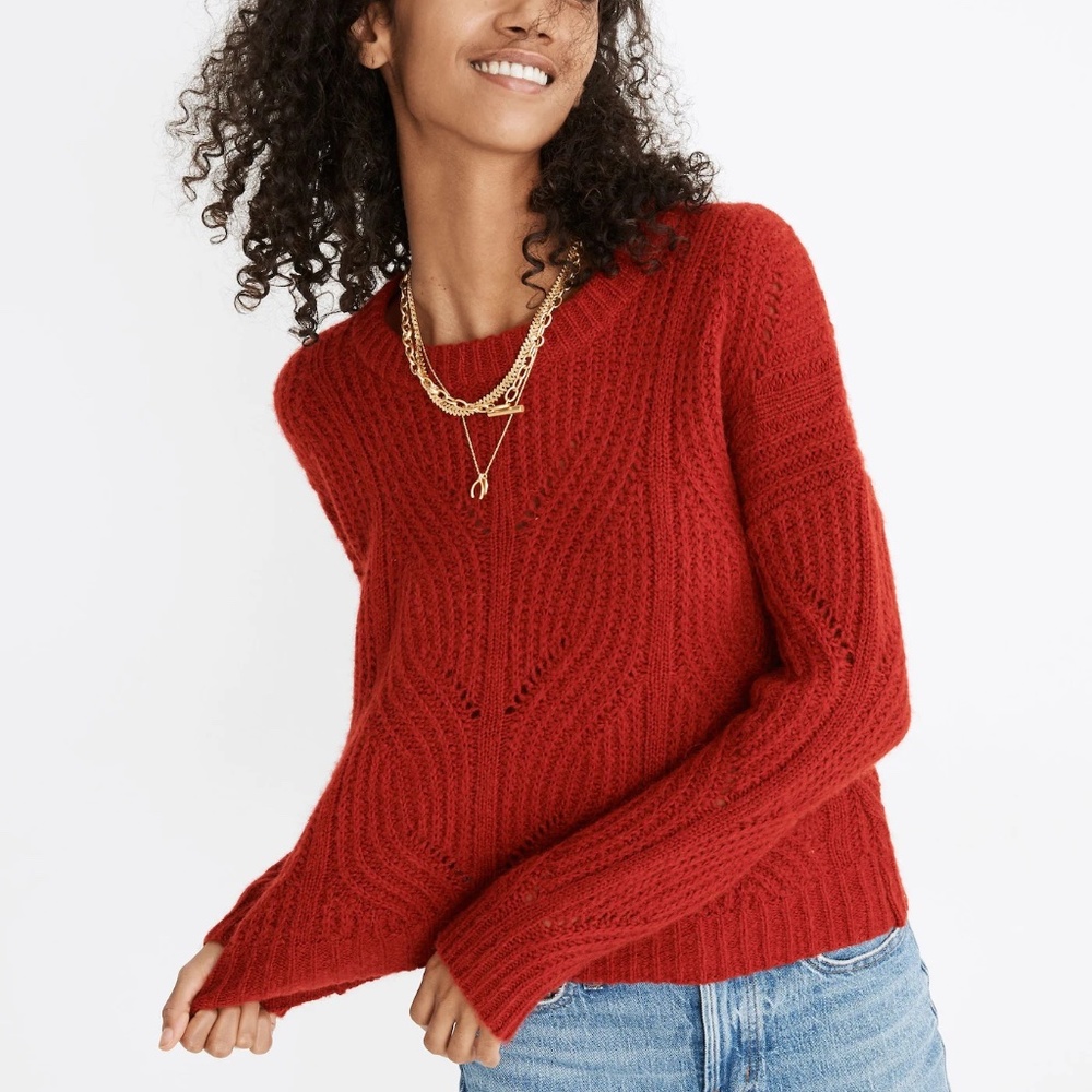 Madewell Charley Pullover Sweater, Medium